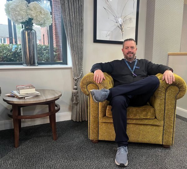 Duty Manage Sean sat at The Sidings