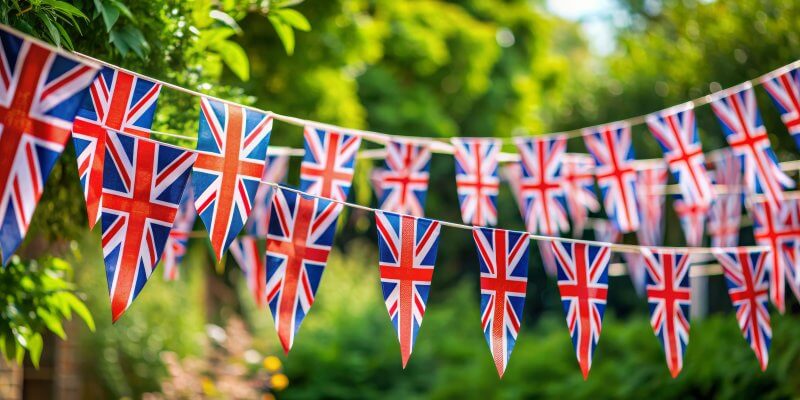 Union Jack flags