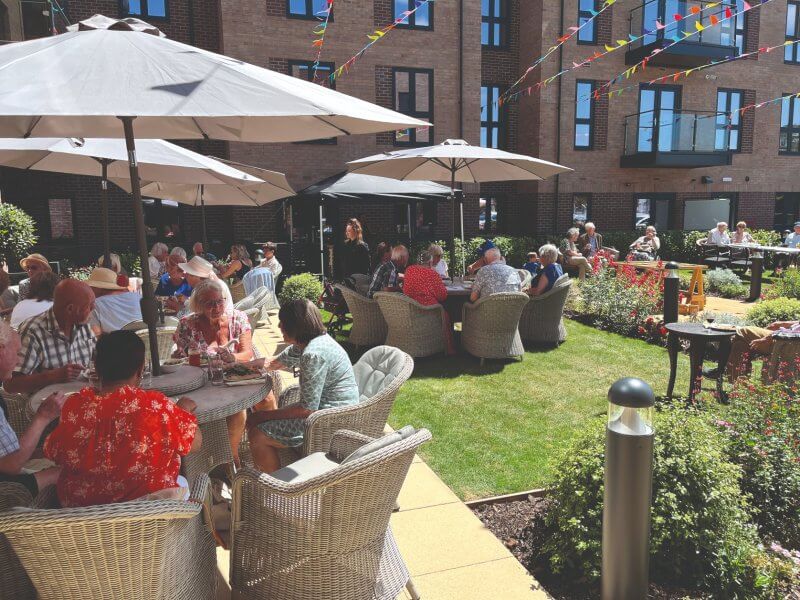 Radford House Exeter garden party