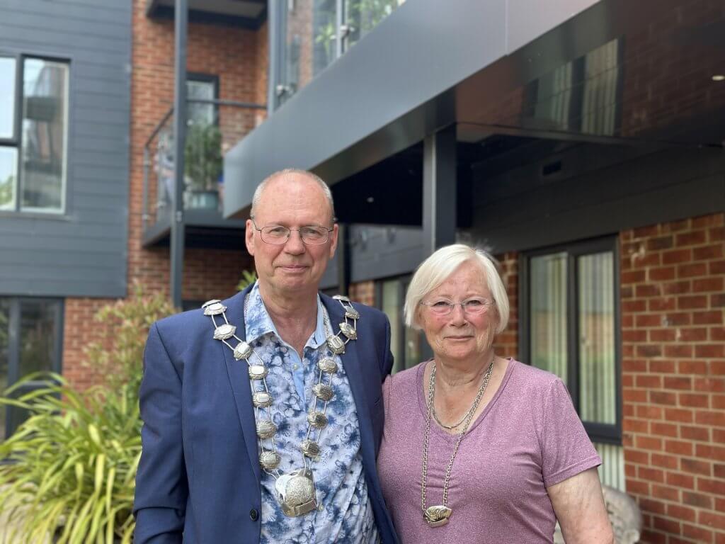 Mayor of Kempston at The Newells retirement community